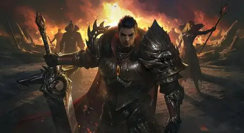 男战士|插画|游戏原画|假装在画画19 - 原创作品 - 站酷 (zcool)