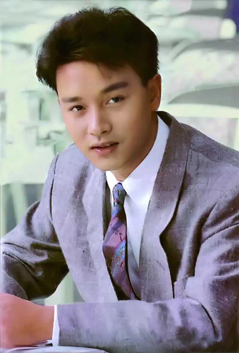 张国荣图片高清修复,自己修复的.