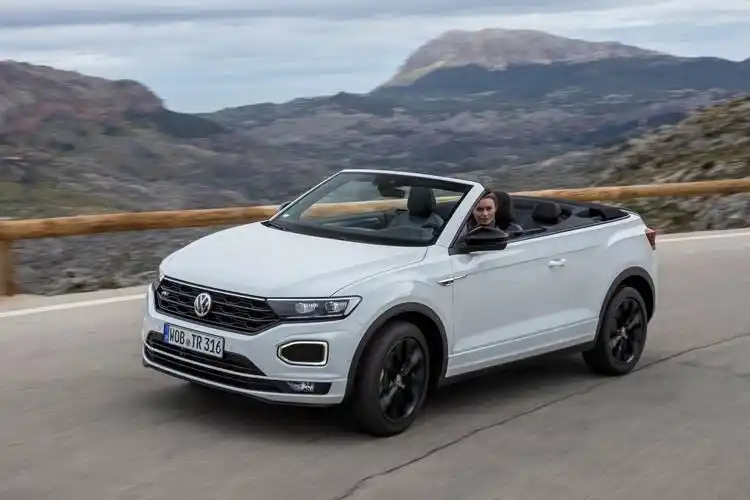 软顶敞篷suv 大众t-roc cabriolet官图发布