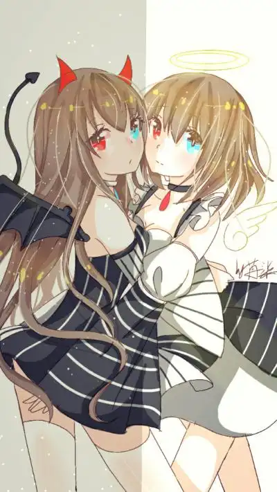 天使恶魔 - 堆糖,美图壁纸兴趣社区