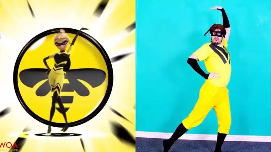 搞笑模仿秀:神奇瓢虫! 神奇的瓢虫有趣的动画模仿,搞笑卡通.