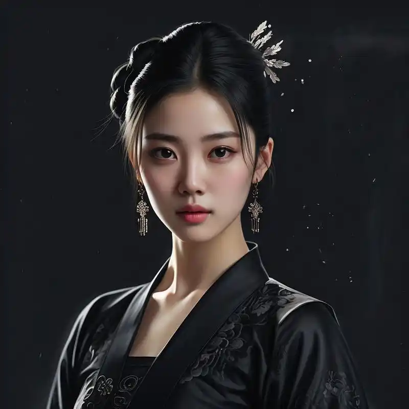 94黑衣女神,高冷头像首选94 想要一个神秘又高冷的头像吗?