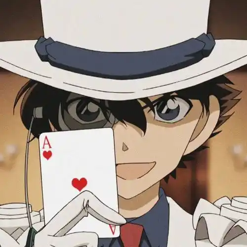 名侦探柯南100张怪盗基德黑羽快斗头像合集帅呆了