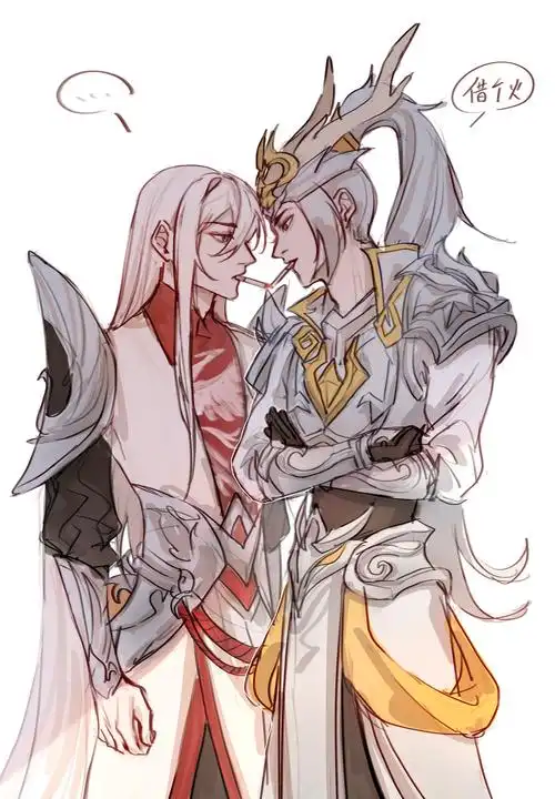 摸了动作有照片参考王者荣耀王者荣耀同人韩信李白信白热度(4992)评论