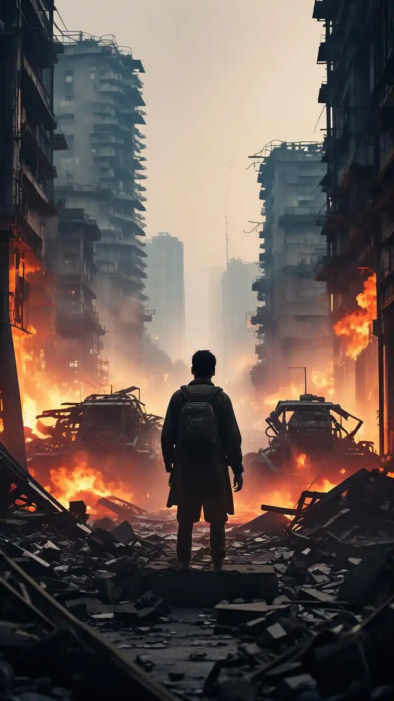 男生背影壁纸,氛围感拉满94 男生的背影总是给人一种神秘又深沉的