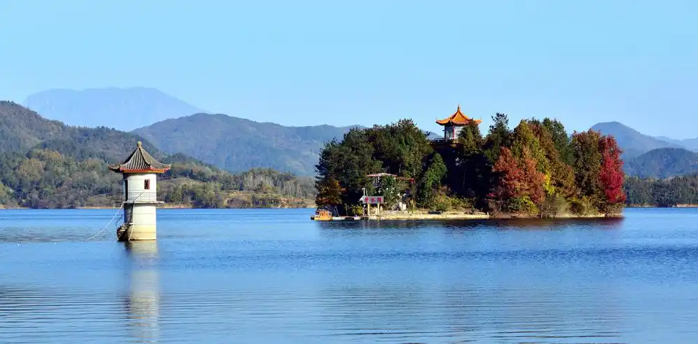 归程,再游信阳商城县汤泉池水库.