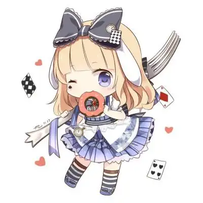 爱丽丝 q版 - 堆糖,美图壁纸兴趣社区