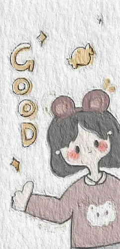 〈可爱系壁纸〉质感油画风,含全面屏,少女心头爱