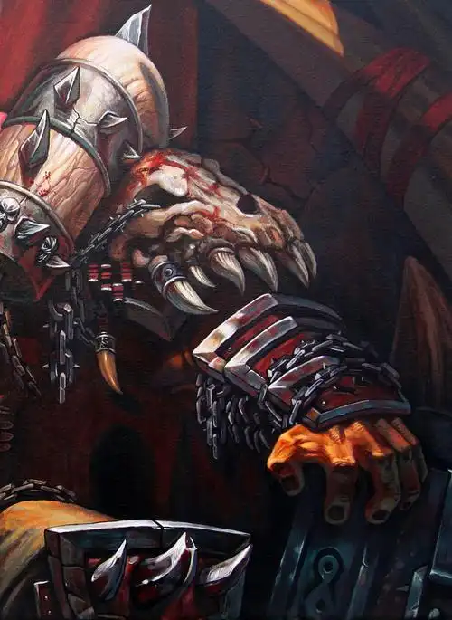 魔兽世界-加尔鲁什.地狱咆哮_蒙古轻骑-站酷zcool