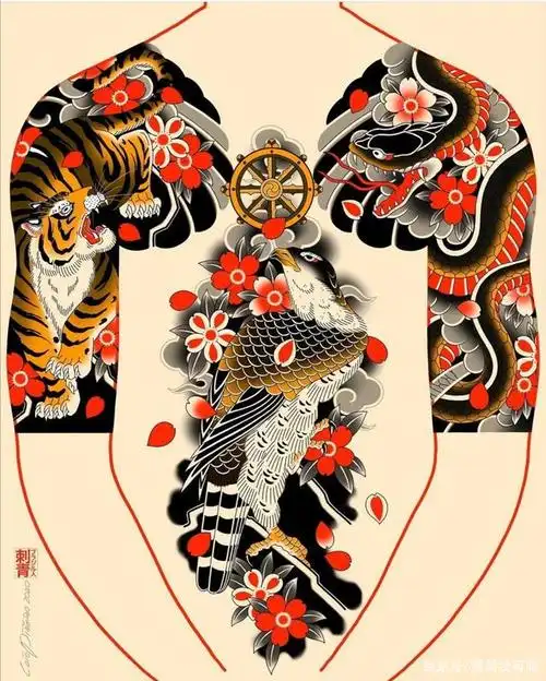 日式纹身手稿收集分享,相信你在需要的时候不要满网的去找,收藏