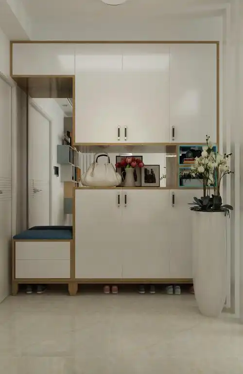 120平现代简约装修鞋柜图片_齐家网装修效果图