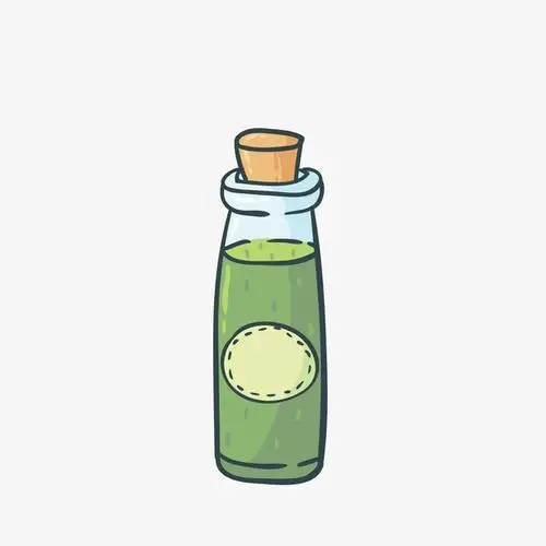 矢量卡通扁平化芦荟乳液