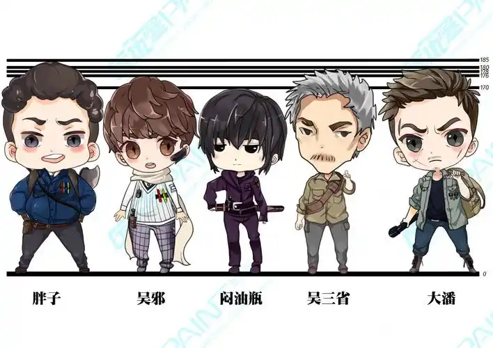 q版盗墓笔记角色设计