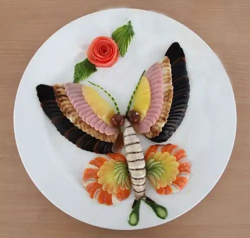 菜盆美化造型——食品雕刻之二