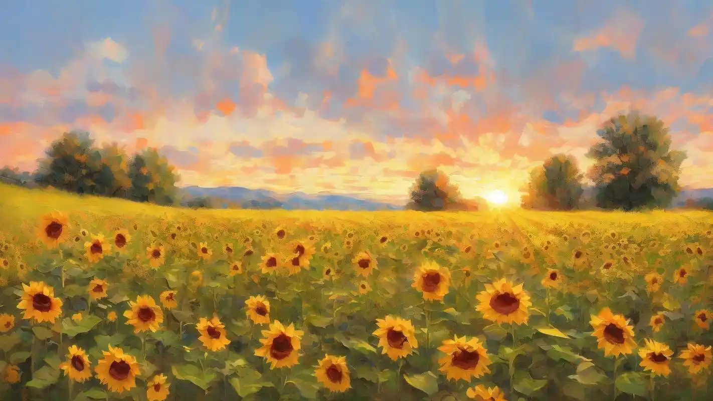 向日葵壁纸97,每一帧都是热爱95