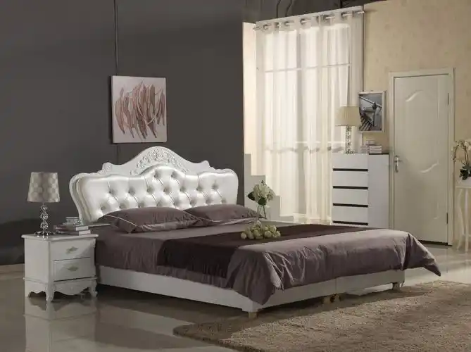 欧式床头板18米软包床头皮艺儿童简约床头板烤漆床头板双人靠背