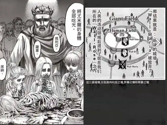 起源巨人诞生于蛇毒分食尤弥尔的三位王女为何只分化九个巨人