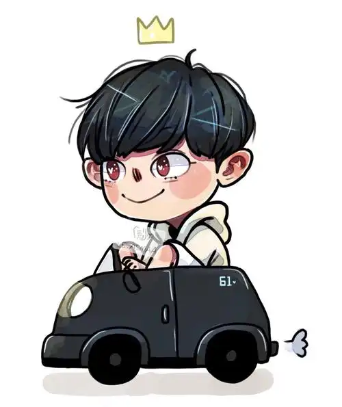 exofanart朴灿烈q版手绘插画壁纸by.le_asmaa