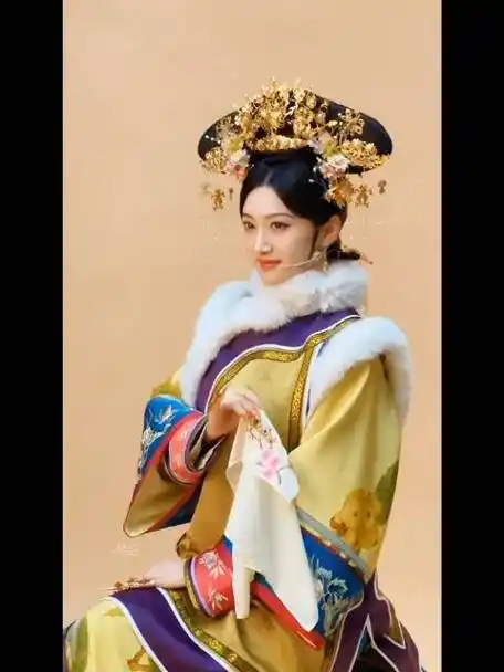 景甜清宫美人妆