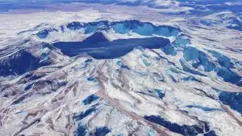 长白山天池鸟瞰视频素材