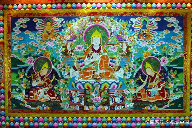 塔尔寺艺术三绝之"堆绣",见者增福的立体唐卡