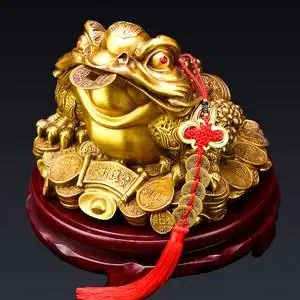 金蟾招财摆件纯铜旺财店铺家居装饰招财进宝开业大小三脚三足金蟾