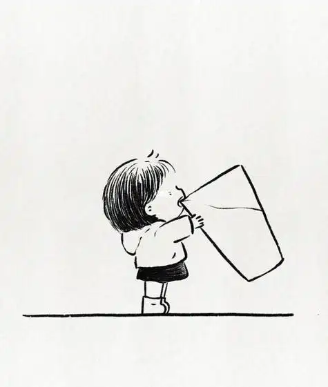 再忙也要记得喝水简笔画