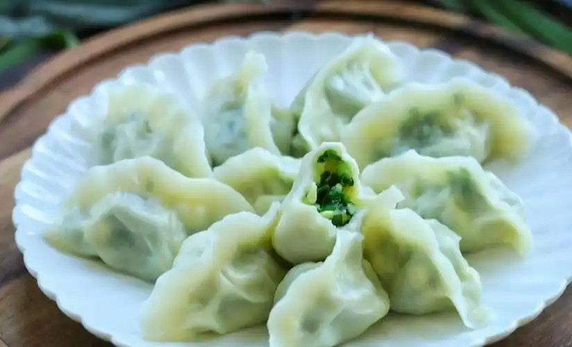 包韭菜肉馅饺子牢记3放2不放韭菜碧绿不发黑不出水不烧心