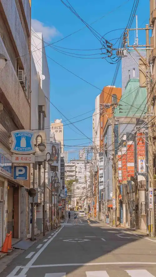 日本福冈市清新迷人治愈系街景