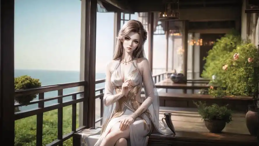 国漫女神三屏壁纸比比东的粉色少女心