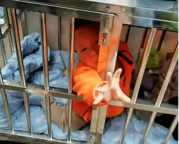 将两岁儿子关在笼子里宝妈边卖冰粉边带娃得知真相网友炸了