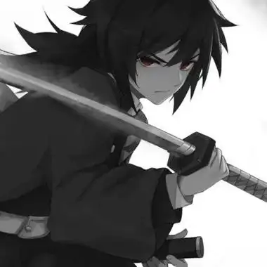 动漫头像男生冷酷霸气高清黑白