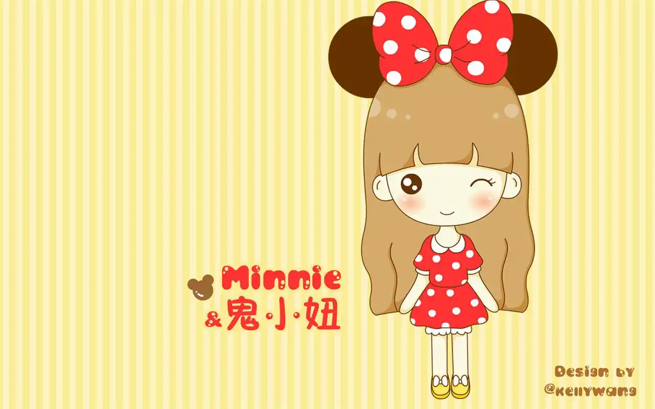 韩国少女系超萌卡通少女鬼小妞高清桌面壁纸第二辑