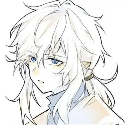 动漫男头像帅气二次元 深情而不纠缠的男人