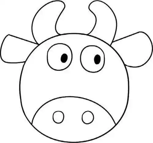 牛年必备简笔画小牛小牛简笔画画法步骤儿童小牛小羊简笔画简笔画牛头