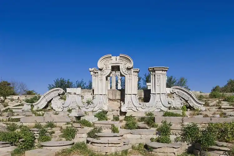 北京圆明园图片素材