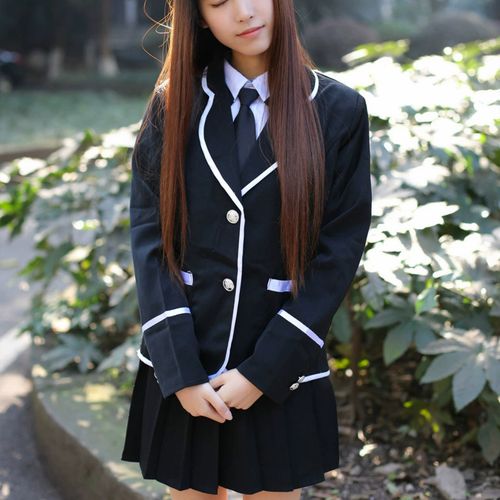 英伦贵族学院风jk制服学生西装秋冬长袖日本校服学生班服外套