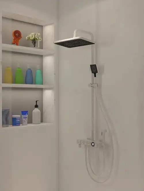 浴室的治愈瞬间来自花洒带来的畅快淋浴