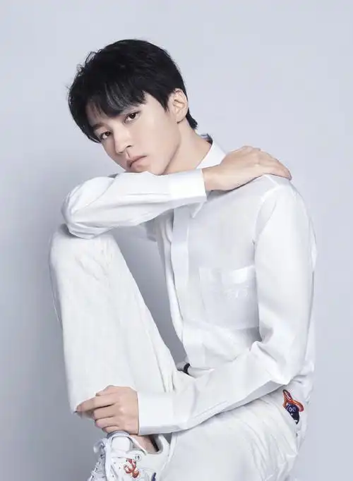 王俊凯简洁白衣清爽少年感写真图片34