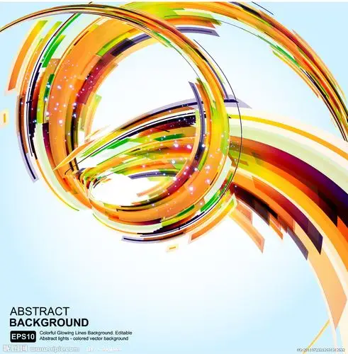 炫彩动感背景矢量素材矢量图__背景底纹_底纹边框_矢量图库_昵图网