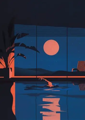 怀旧魅力与现代风格相融合charliedavis极具表现的插画作品