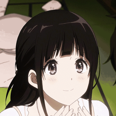 今日份头像「千反田爱瑠」推荐动漫《冰菓》(> )