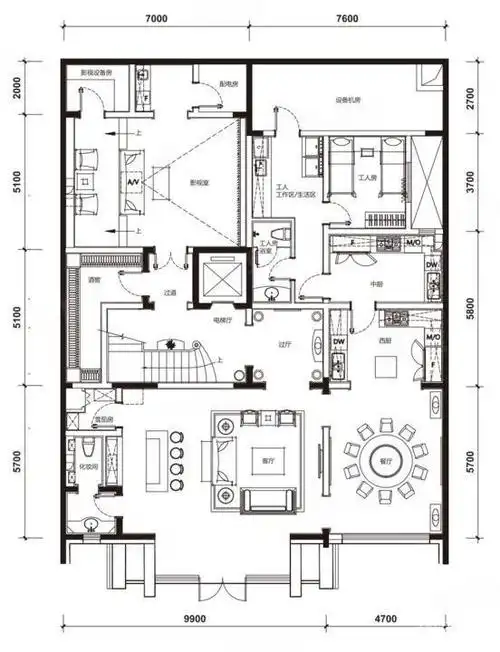 九章别墅4室2厅1卫518㎡南北5500万