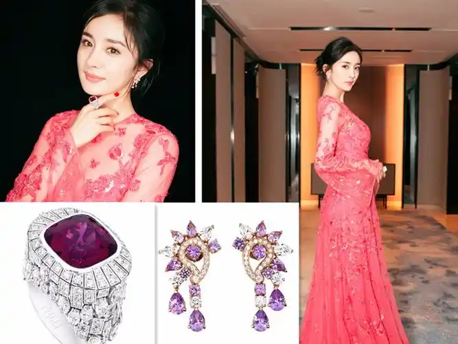 她的迷人之处就在于,从打扮到举止,都很轻松自在,在搭配海瑞温斯顿