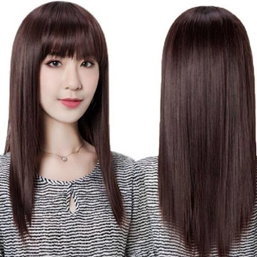 金色假发女长直发 cos网红发型全头套式长发白金色假头发已售4