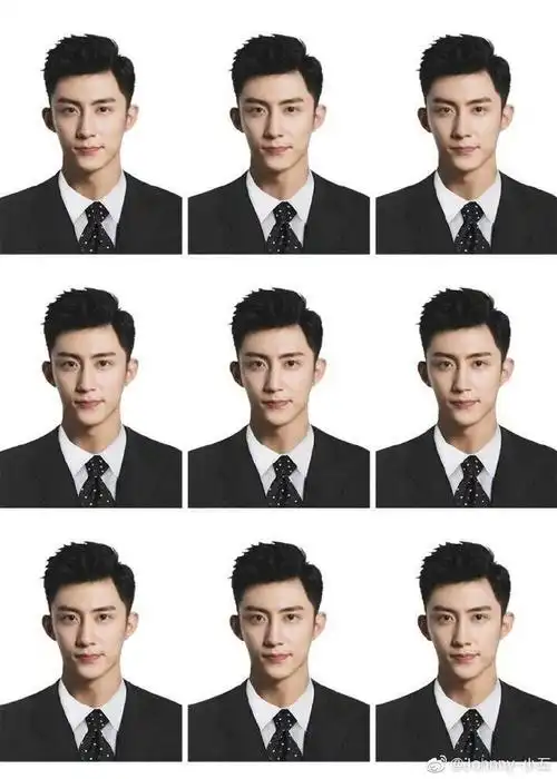 史上最帅证件照#@johnny黄景瑜黄景瑜必须可以