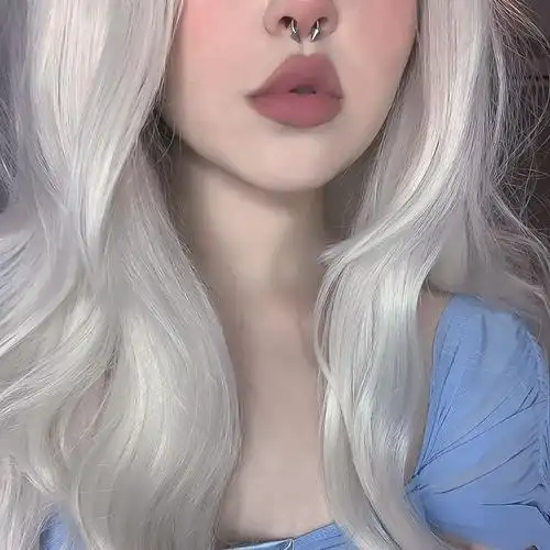 头像/女生头像/ins头像/ins风头像/白发头像/可爱头像