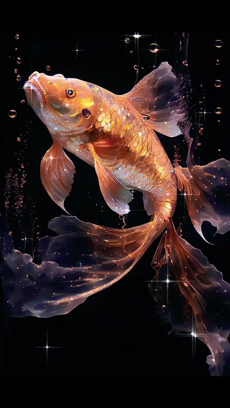 锦鲤壁纸,成功上岸!#抖音图文来了 #手机壁纸 #见者好运  - 抖音