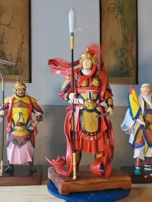 天兵天将非遗面塑民间手艺人甲胄武将