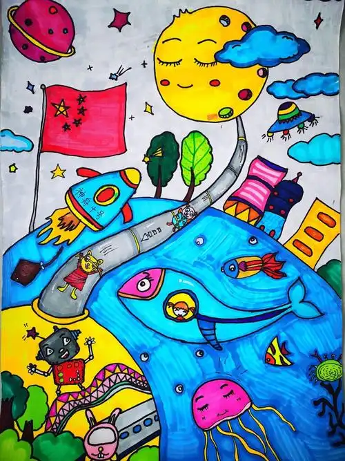 中国梦·青春梦·科学梦-少儿科幻画大赛